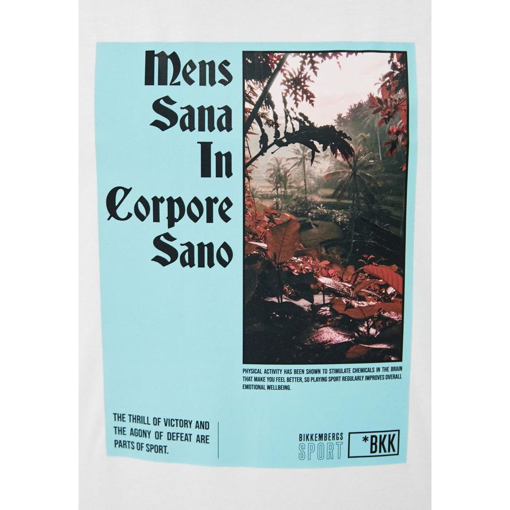 Bikkembergs White Cotton T-Shirt