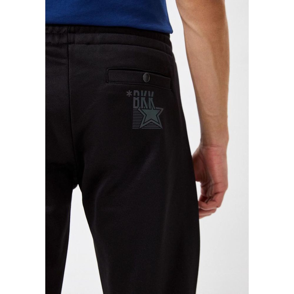 Bikkembergs Black Polyester Joggers (Workout Pants)