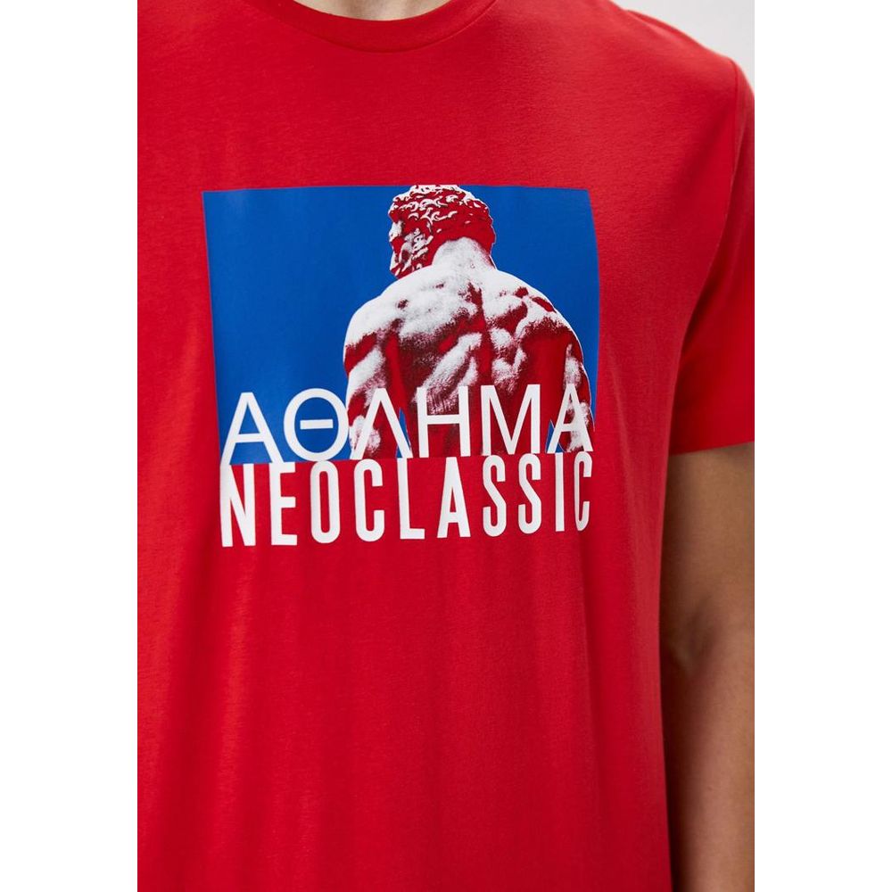 Bikkembergs Red Cotton T-Shirt