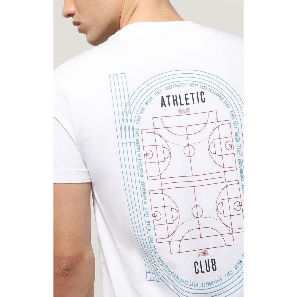 Bikkembergs White Cotton T-Shirt