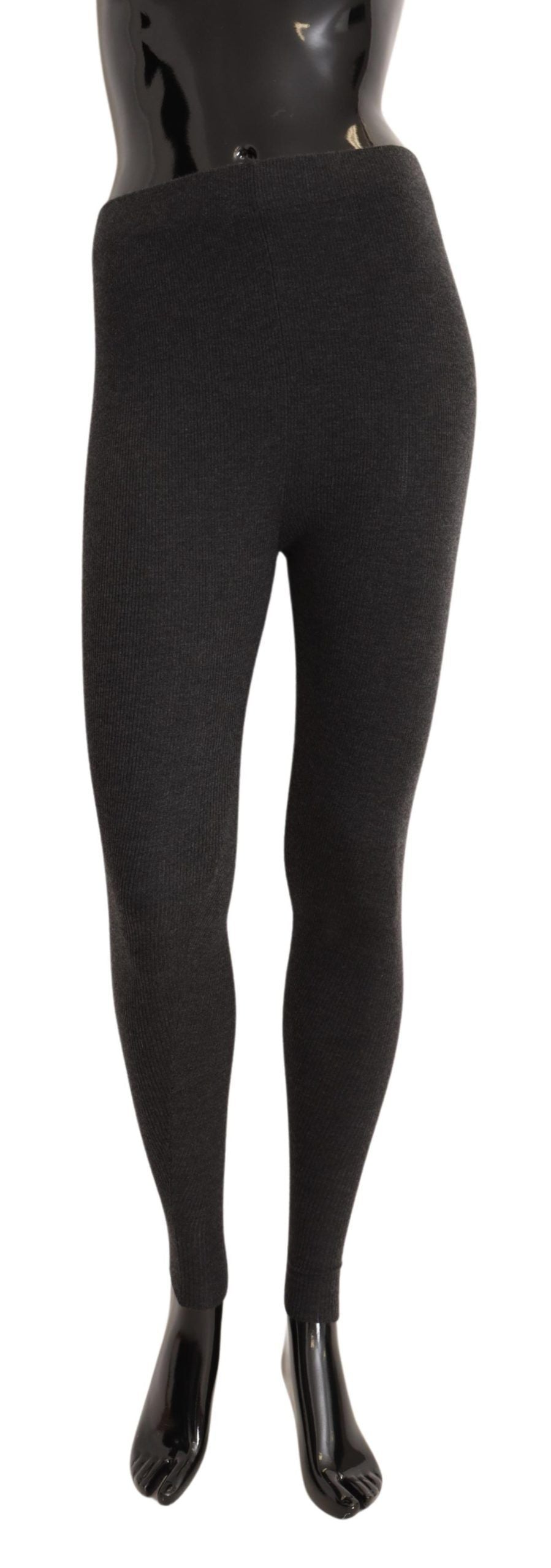 Dolce & Gabbana Elegant Gray Cashmere Tights β Luxe Comfort