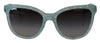 Dolce & Gabbana Blue Lace Acetate Crystal Round DG4190 Sunglasses