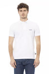Baldinini Trend White Cotton Men Polo Shirt