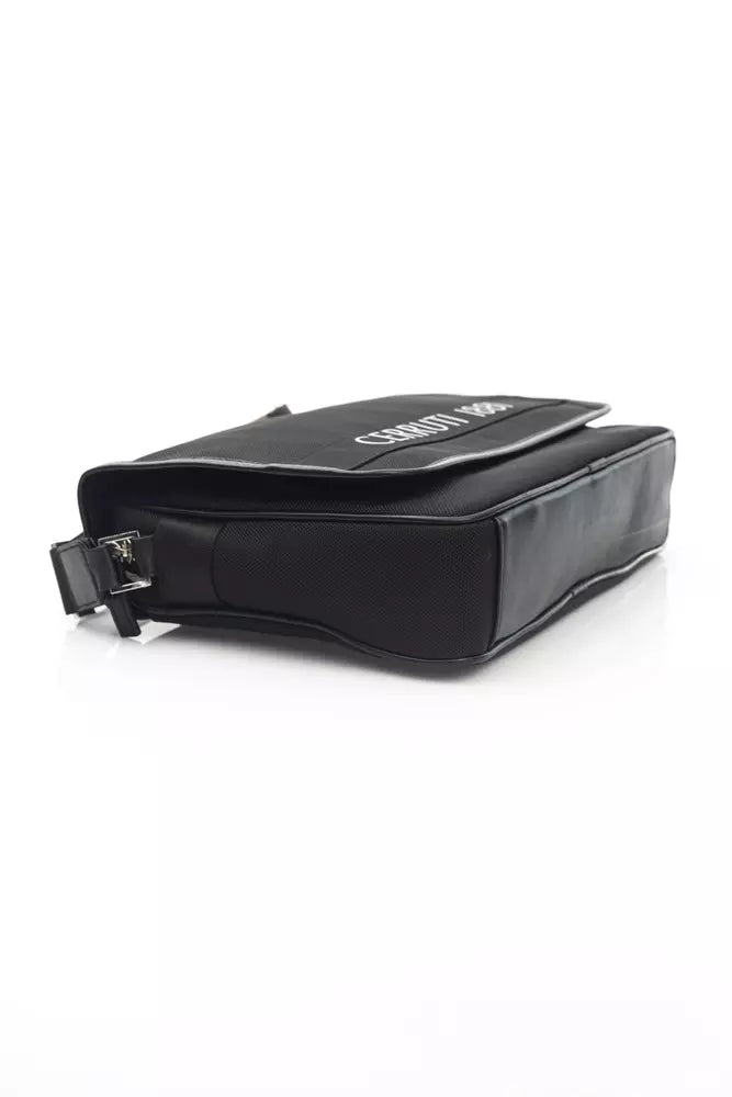 Geantă crossbody pentru femei Cerruti 1881 din nailon negru