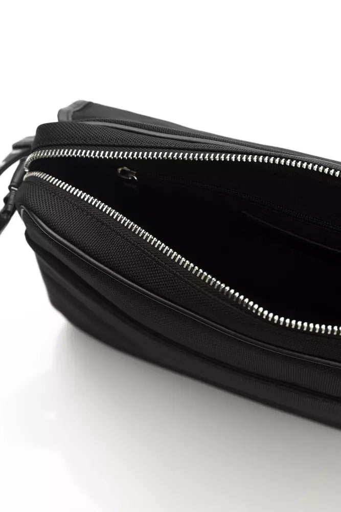 Geantă crossbody pentru femei Cerruti 1881 din nailon negru