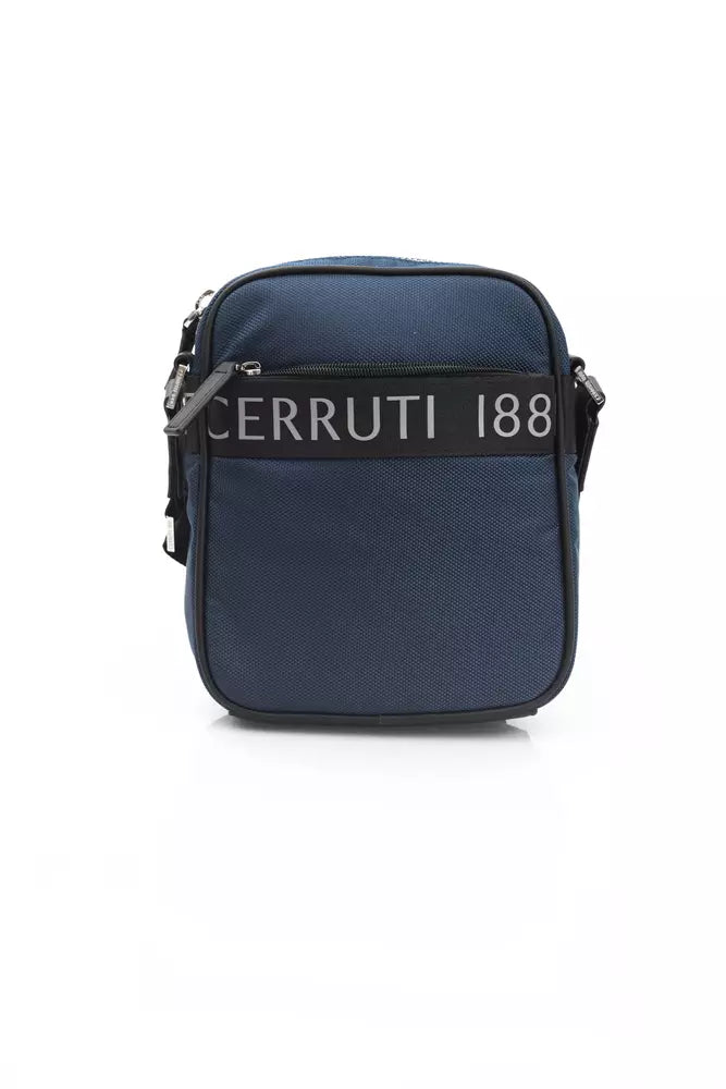 Geantă crossbody din piele albastră Cerruti 1881 pentru femei