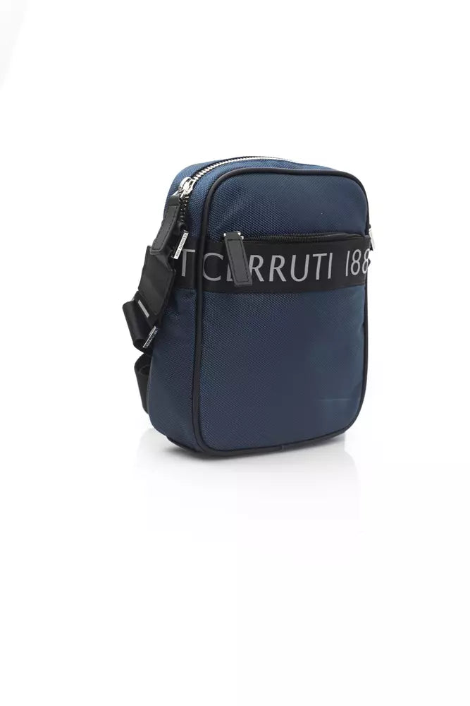 Geantă crossbody din piele albastră Cerruti 1881 pentru femei