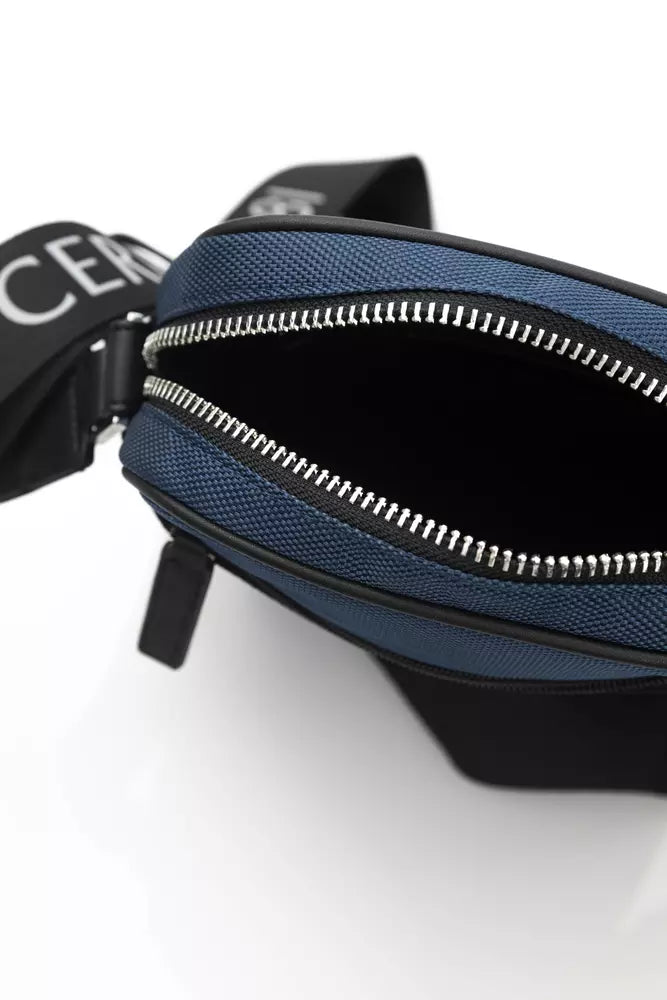 Geantă crossbody din piele albastră Cerruti 1881 pentru femei