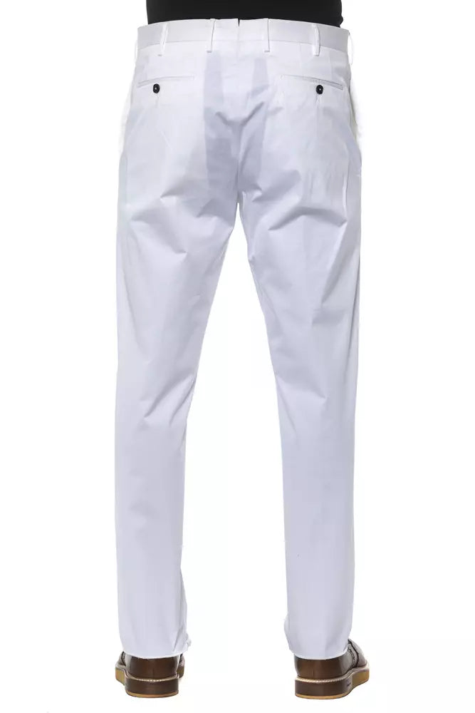 PT Torino White Cotton Pant