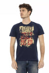Trussardi Action Blue Cotton Men's T-Shirt