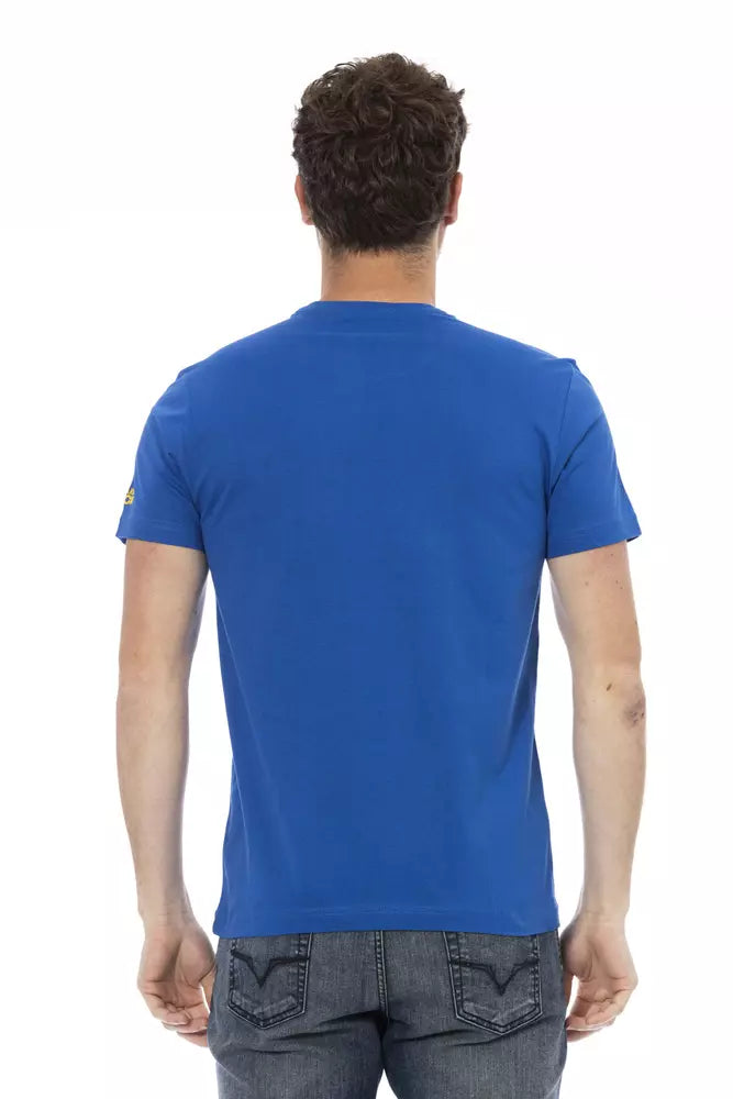 Trussardi Action Blue Cotton Men's T-Shirt