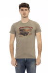 Trussardi Action Green Cotton Men's T-Shirt