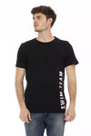 Tricou Bikkembergs negru din bumbac pentru bărbați