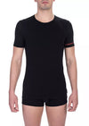 Bikkembergs Tricou negru din bumbac pentru bărbați, set de două