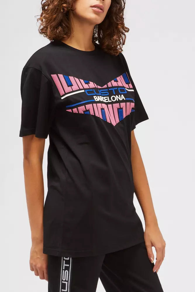 Custo Barcelona Black Cotton Women's T-Shirt