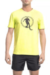 Tricou Bikkembergs galben din bumbac pentru bărbați