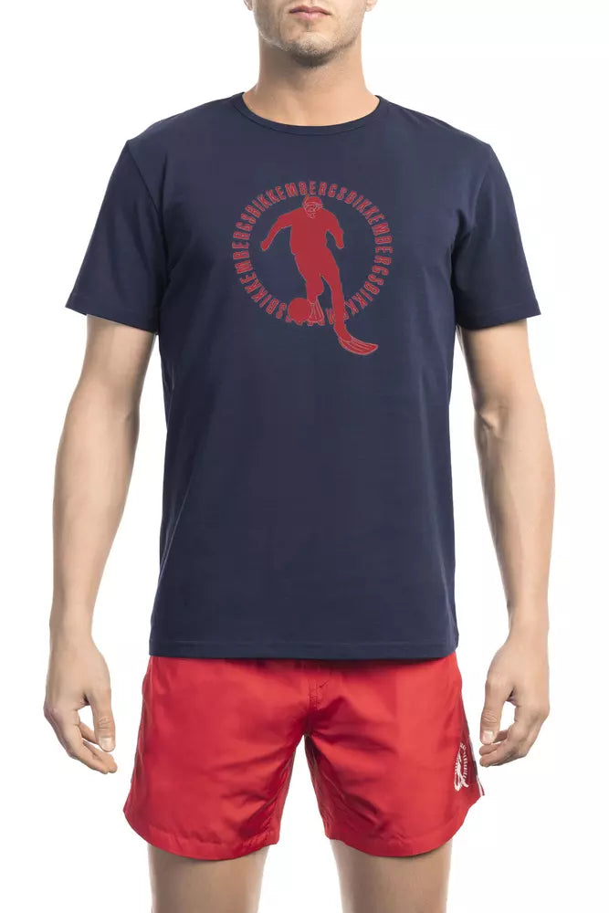 Tricou Bikkembergs Army Cotton pentru bărbați