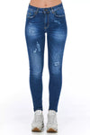 Frankie Morello Blue Denim Women's Jeans