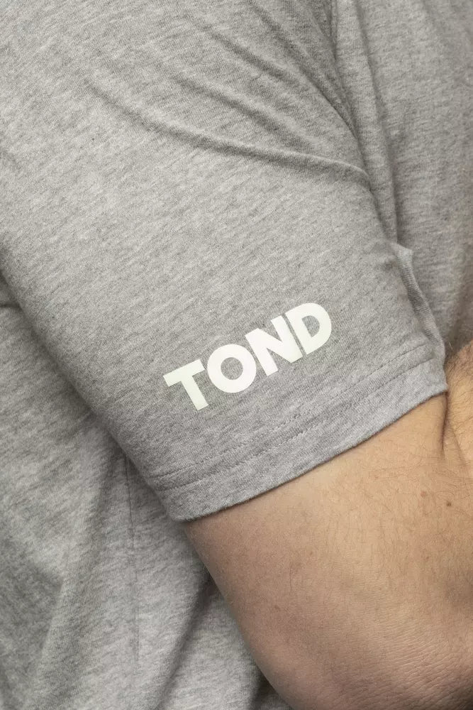Tricou bărbătesc din bumbac gri Tond