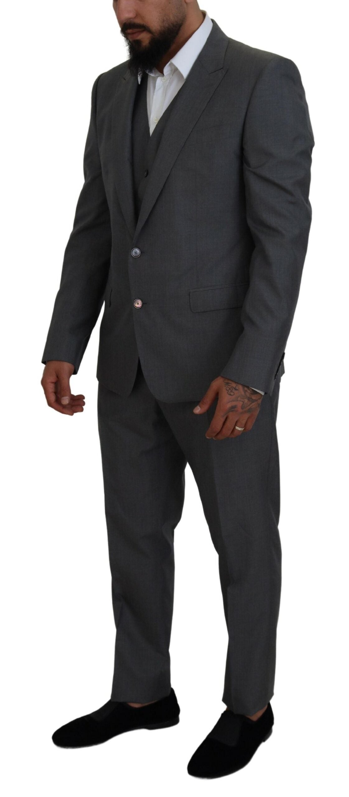 Costum Dolce & Gabbana Gri MARTINI 3 Piese Slim Fit