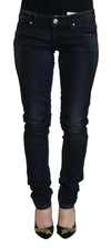 Acht Blue Cotton Low Waist Slim Fit Women Casual Jeans