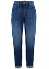 Yes Zee Blue Cotton Men's Jeans