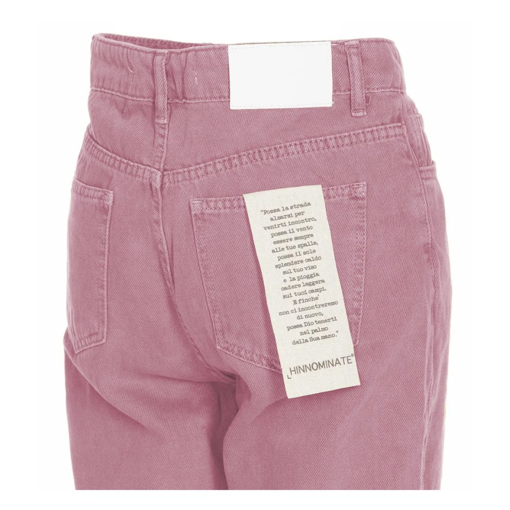 Hinnominate Pink Cotton Jeans & Pants