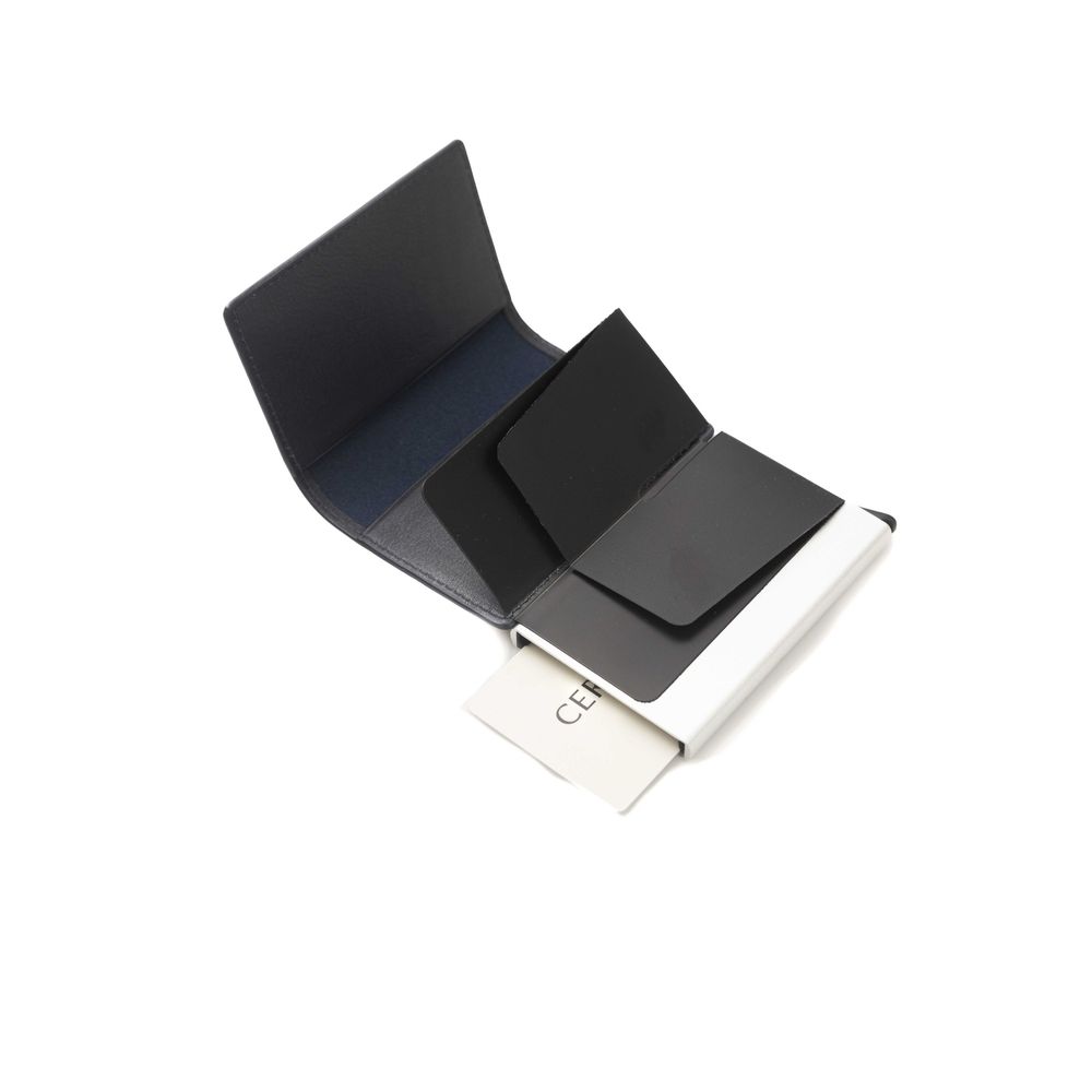 Cerruti 1881 blå kalveskind pung til mænd