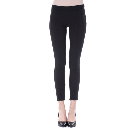 BYBLOS Black Polyester Women Skinny Pant