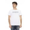 Tricou Bikkembergs alb din bumbac pentru bărbați