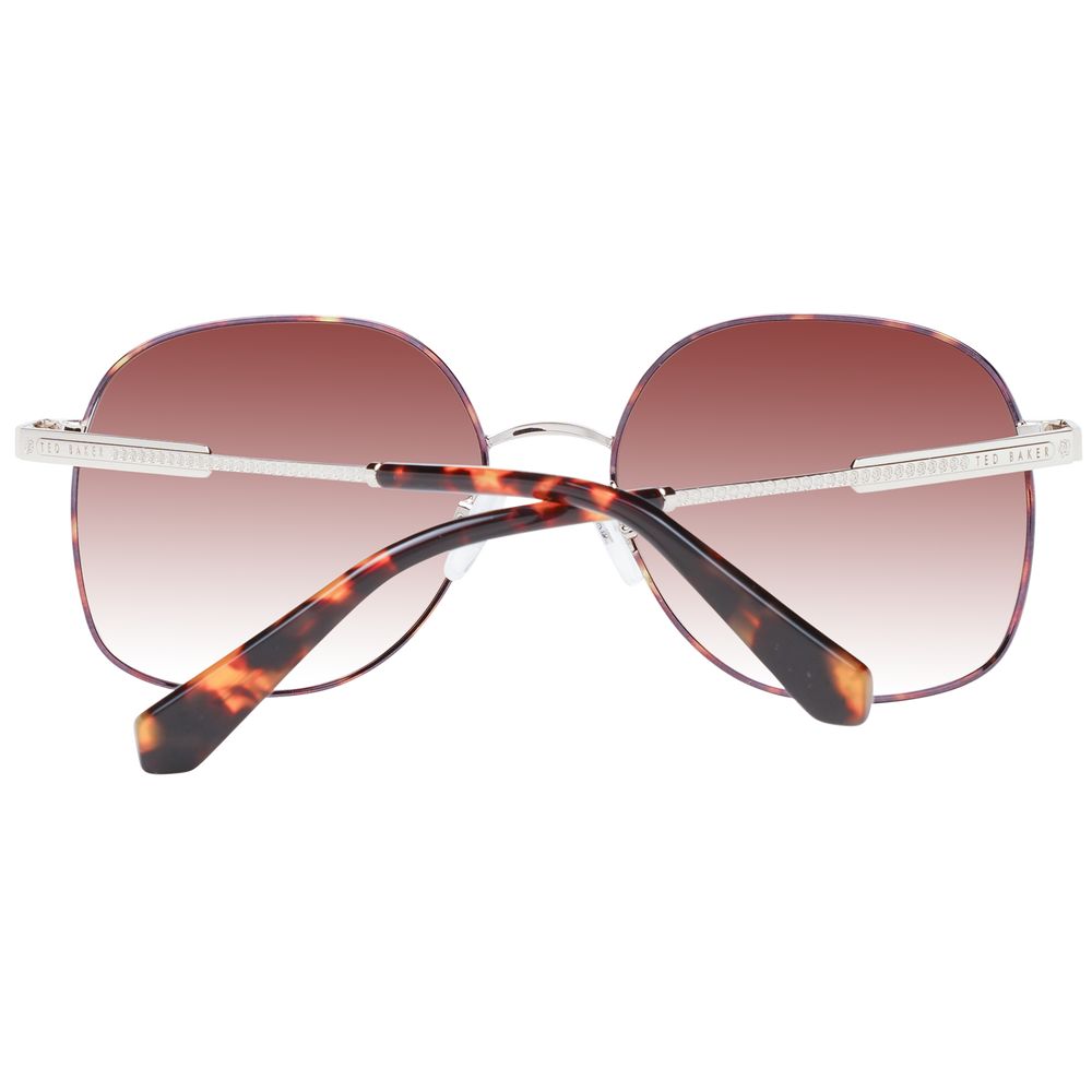 Ted Baker Brown Metal Sunglasses