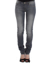 Ermanno Scervino Gray Slim Jeans Denim Pants Skinny Leg Stretch