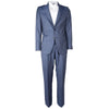 Made in Italy Blue Wool Men Suit Jacket Trouser Combo