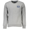 La Martina Gray Cotton Men's Crewneck Sweater