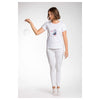 A.Tratti White Viscose Women T-Shirt