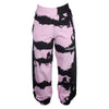 Pantaloni de trening roz din bumbac pentru femei Comme Des Fuckdown