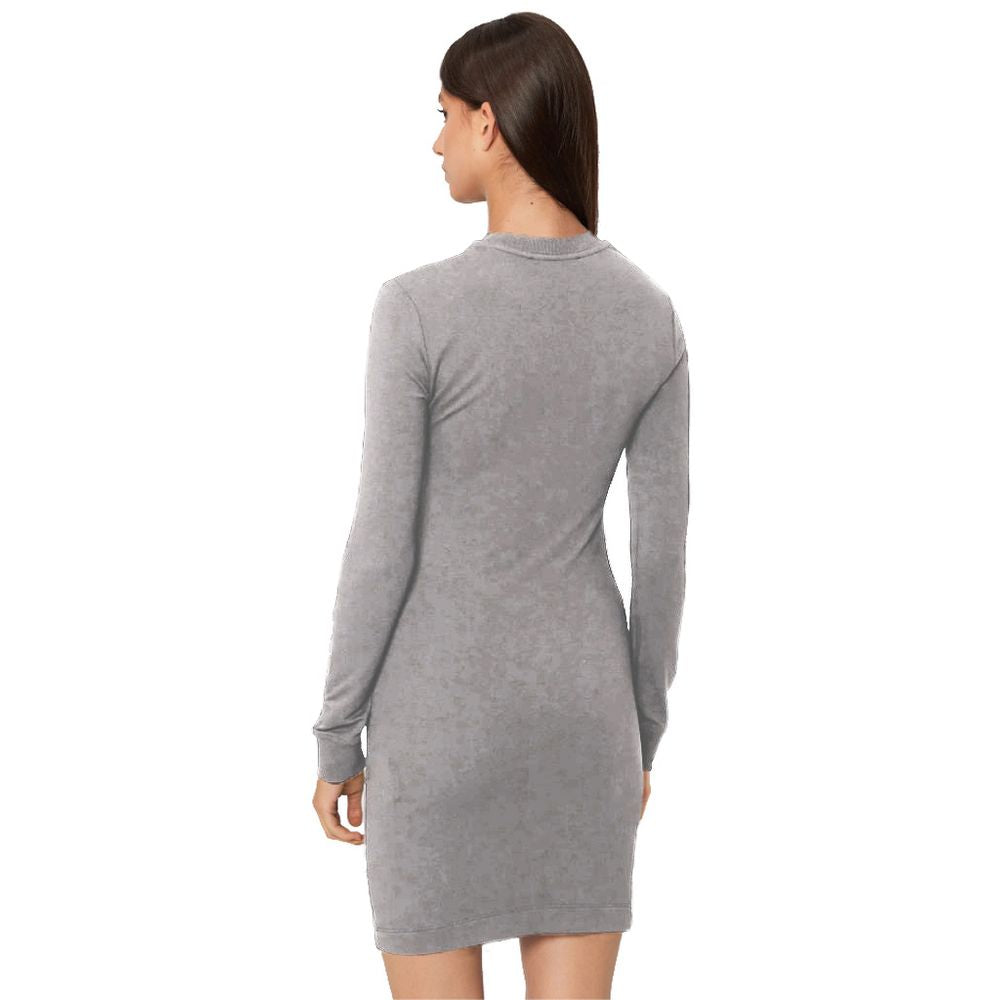 Love Moschino Gray Cotton Women Dress