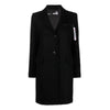 Love Moschino Black Wool Women Coat