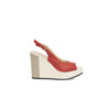 Cerruti 1881 Red Calfskin Women Sandal
