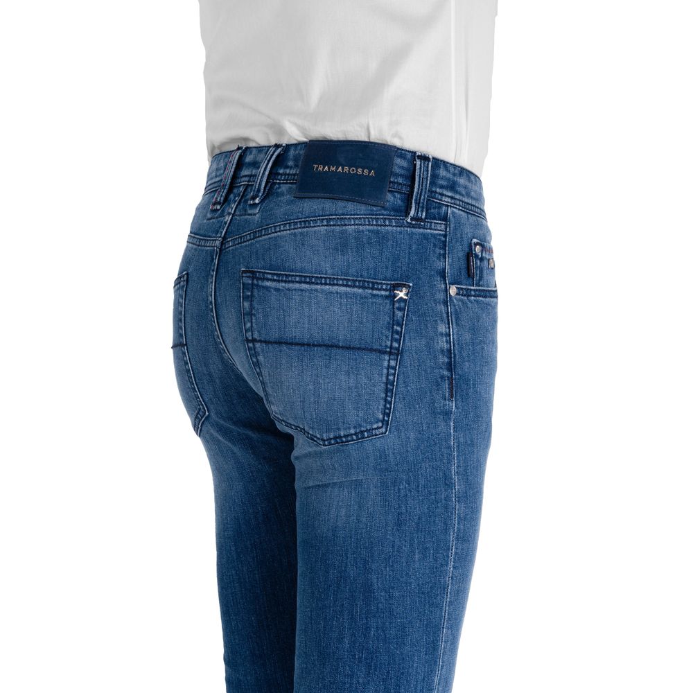 Tramarossa Blue Cotton Men's Jean