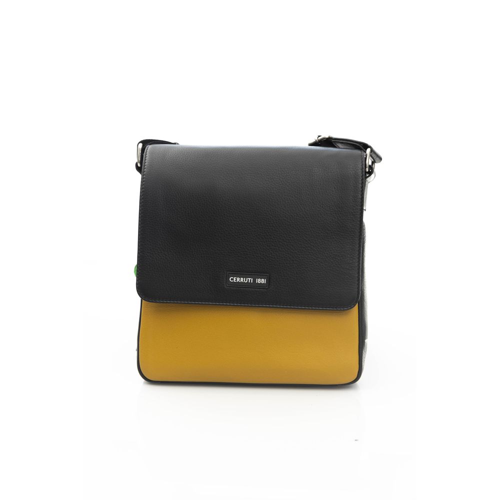 Geantă crossbody din piele galbenă Cerruti 1881 pentru femei