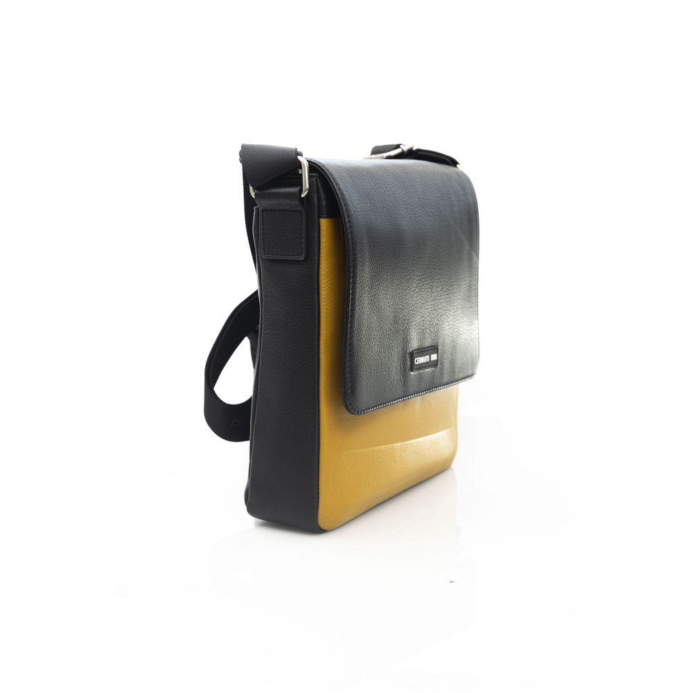 Geantă crossbody din piele galbenă Cerruti 1881 pentru femei