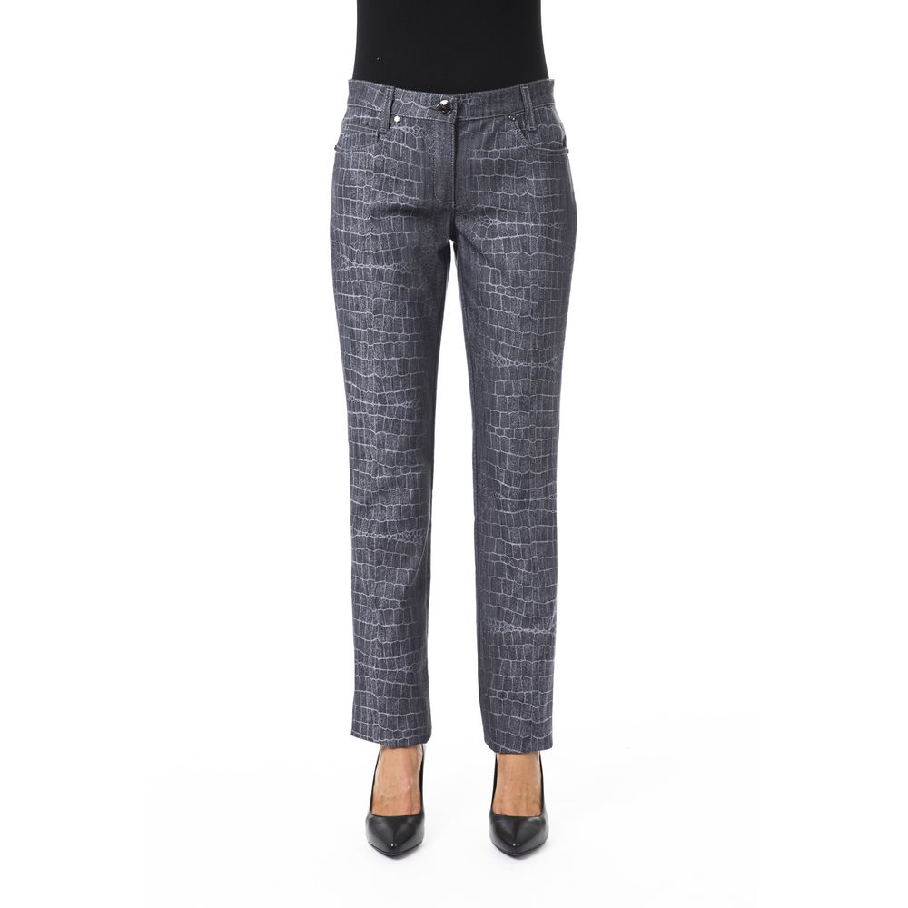 BYBLOS Black Viscose Women's Pants