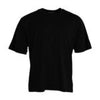 Tricou Dolce & Gabbana negru din bumbac cu guler rotund și mânecă scurtă