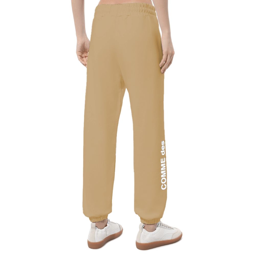 Pantaloni de damă din bumbac maro Comme Des Fuckdown