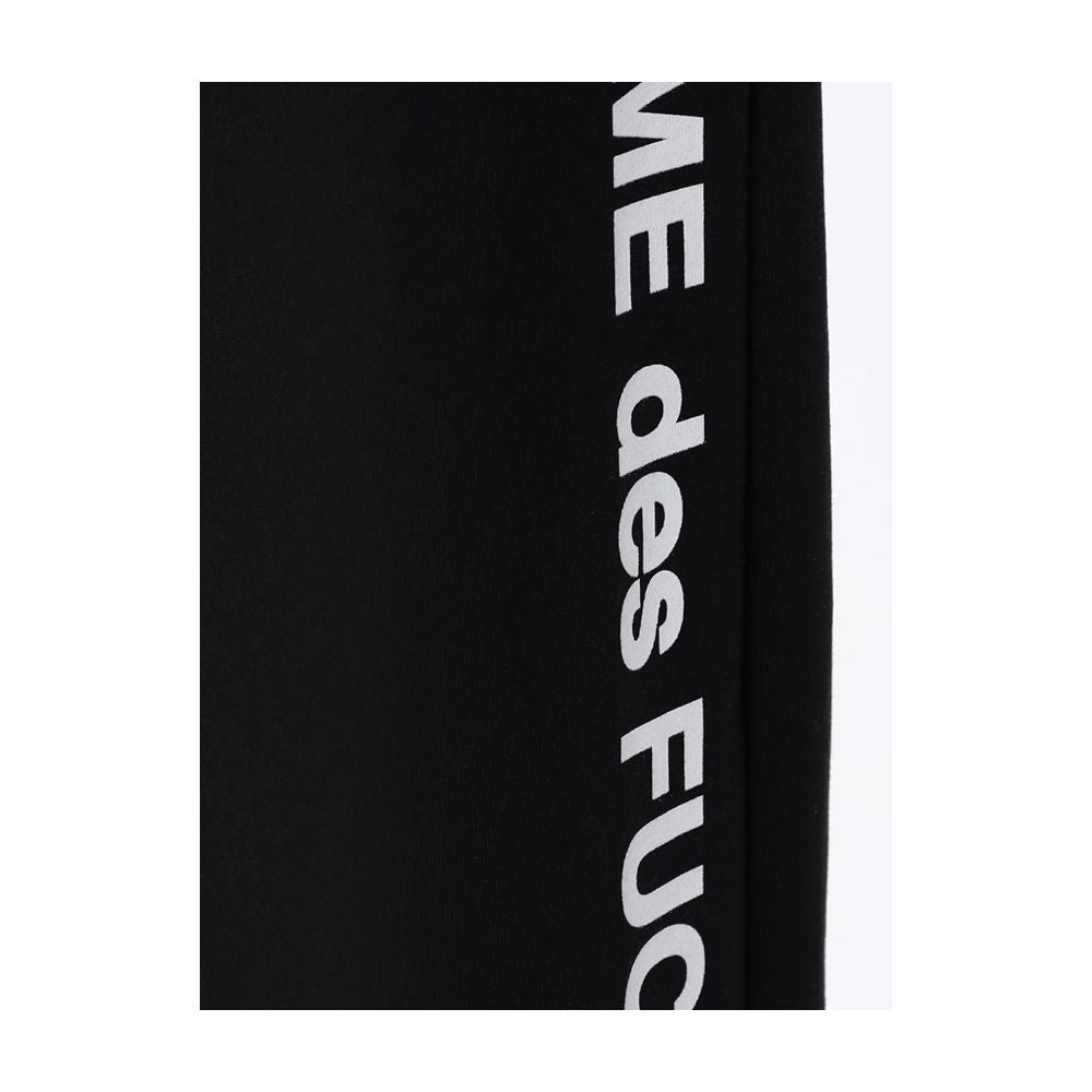Pantaloni de damă din bumbac negru Comme Des Fuckdown