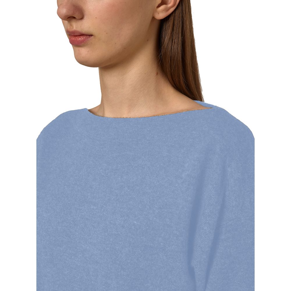 Alpha Studio Blue Cashmere Sweater