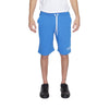 Icon Blue Cotton Bermuda Shorts
