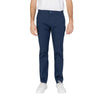 Armani Exchange Blue Cotton Pant
