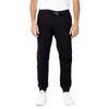 Pantaloni sport Armani Exchange negri din bumbac